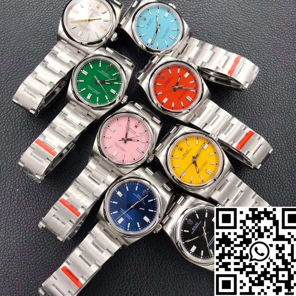 Factory 36MM Dial EW M126000-0002 Rolex Oyster Perpetual Black 0422